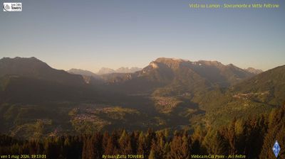 immagine della webcam nei dintorni di Monte Grappa: webcam Lamon