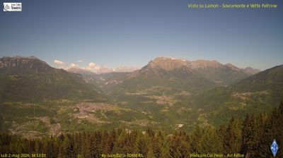 immagine della webcam nei dintorni di Feltre: webcam Lamon