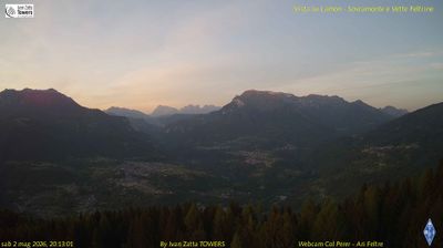 immagine della webcam nei dintorni di Imer: webcam Lamon