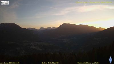 immagine della webcam nei dintorni di Seren del Grappa: webcam Lamon
