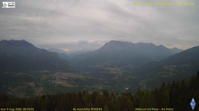immagine della webcam nei dintorni di Monte Avena: webcam Lamon
