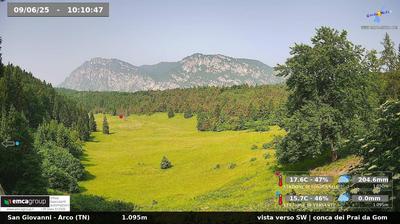 immagine della webcam nei dintorni di Molina di Ledro: webcam Dro