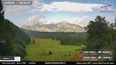 immagine della webcam nei dintorni di Molina di Ledro: webcam Dro