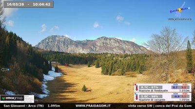 immagine della webcam nei dintorni di Monte Bondone: webcam Dro