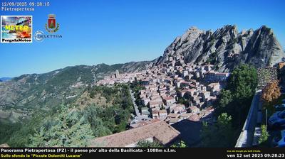 immagine della webcam nei dintorni di Pignola: webcam Pietrapertosa