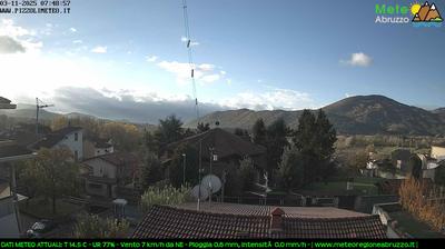 immagine della webcam nei dintorni di Fano Adriano: webcam Pizzoli