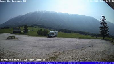 immagine della webcam nei dintorni di Campo di Giove: webcam Roccacaramanico