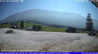 immagine della webcam nei dintorni di Casoli: webcam Sant'Eufemia a Maiella