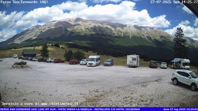 immagine della webcam nei dintorni di Pacentro: webcam Roccacaramanico