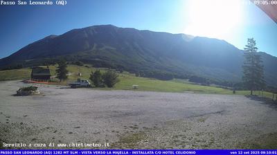 immagine della webcam nei dintorni di Sant'Eufemia a Maiella: webcam Roccacaramanico
