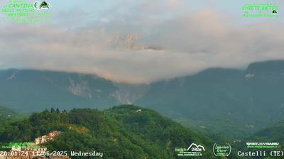 immagine della webcam nei dintorni di Campli: webcam Castelli