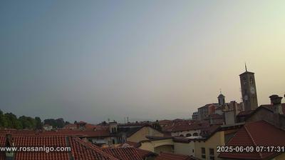 immagine della webcam nei dintorni di Rocca Canavese: webcam Rivarolo Canavese