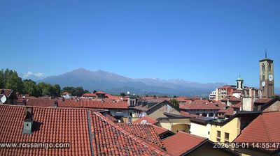 immagine della webcam nei dintorni di Rivara: webcam Rivarolo Canavese