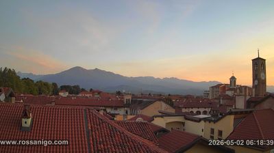 immagine della webcam nei dintorni di Caravino: webcam Rivarolo Canavese