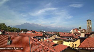 immagine della webcam nei dintorni di Levone: webcam Rivarolo Canavese