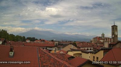 immagine della webcam nei dintorni di San Raffaele Cimena: webcam Rivarolo Canavese