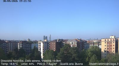 immagine della webcam nei dintorni di Milano Duomo: webcam Milano Quartiere Ebraico