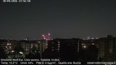 immagine della webcam nei dintorni di Milano Porta Romana: webcam Milano Quartiere Ebraico