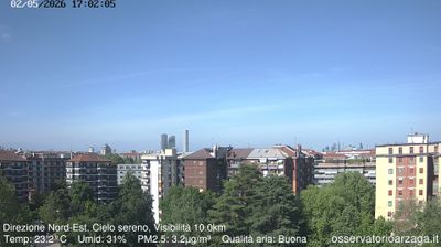 immagine della webcam nei dintorni di Milano Arzaga: webcam Milano Quartiere Ebraico
