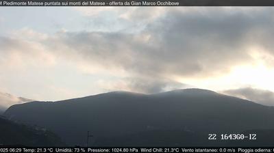 immagine della webcam nei dintorni di Colle d'Anchise: webcam Piedimonte Matese