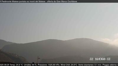immagine della webcam nei dintorni di Campoli del Monte Taburno: webcam Piedimonte Matese