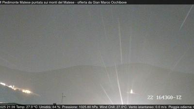 immagine della webcam nei dintorni di Pignataro Maggiore: webcam Piedimonte Matese