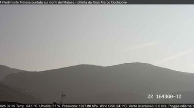 immagine della webcam nei dintorni di Pignataro Maggiore: webcam Piedimonte Matese
