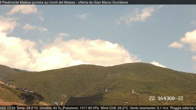 immagine della webcam nei dintorni di Macchia d'Isernia: webcam Piedimonte Matese