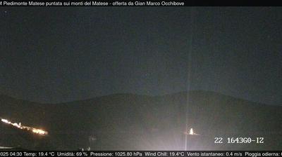 immagine della webcam nei dintorni di Monteroduni: webcam Piedimonte Matese