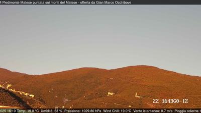 immagine della webcam nei dintorni di Macchia d'Isernia: webcam Piedimonte Matese