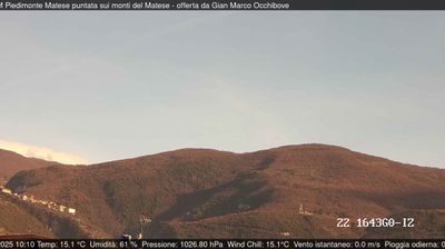 immagine della webcam nei dintorni di Santa Maria del Molise: webcam Piedimonte Matese
