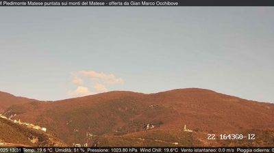 immagine della webcam nei dintorni di Campobasso: webcam Piedimonte Matese