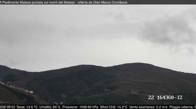 immagine della webcam nei dintorni di Campoli del Monte Taburno: webcam Piedimonte Matese