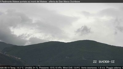 immagine della webcam nei dintorni di Colle d'Anchise: webcam Piedimonte Matese