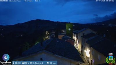 immagine della webcam nei dintorni di Monte Nerone: webcam Frontino