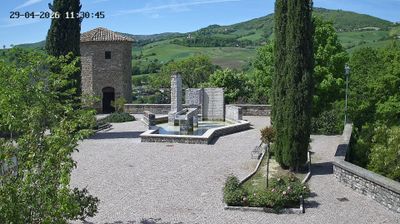 immagine della webcam nei dintorni di Montecalvo in Foglia: webcam Frontino