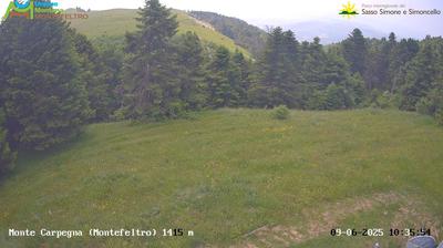 immagine della webcam nei dintorni di Sant'Agata Feltria: webcam Carpegna