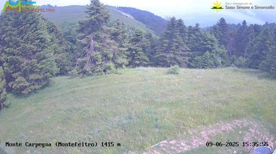immagine della webcam nei dintorni di Perticara di Novafeltria: webcam Carpegna
