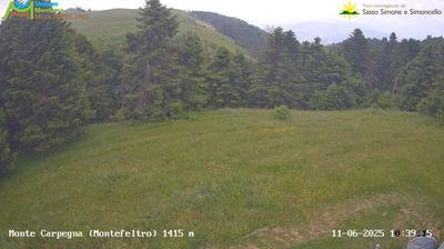 immagine della webcam nei dintorni di Perticara di Novafeltria: webcam Carpegna