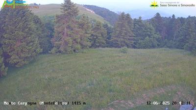 immagine della webcam nei dintorni di Mercato: webcam Carpegna