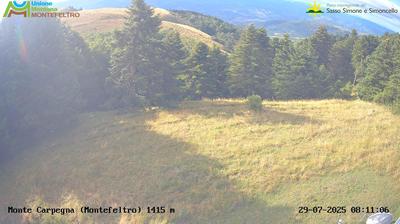 immagine della webcam nei dintorni di Sant'Agata Feltria: webcam Carpegna