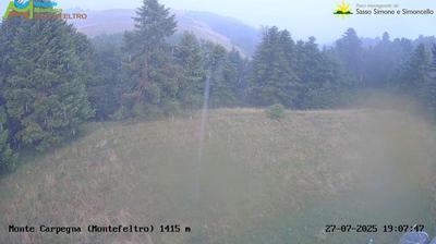 immagine della webcam nei dintorni di Mercato: webcam Carpegna