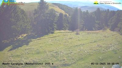 immagine della webcam nei dintorni di Perticara di Novafeltria: webcam Carpegna