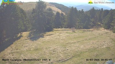 immagine della webcam nei dintorni di Mercato: webcam Carpegna