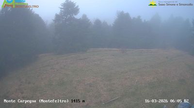 immagine della webcam nei dintorni di Monte Nerone: webcam Carpegna