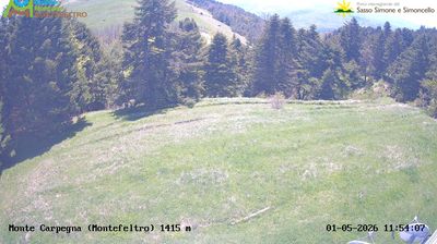 immagine della webcam nei dintorni di Sansepolcro: webcam Carpegna
