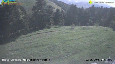 immagine della webcam nei dintorni di Mercato: webcam Carpegna