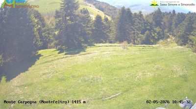 immagine della webcam nei dintorni di Montecopiolo: webcam Carpegna