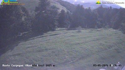 immagine della webcam nei dintorni di Frontino: webcam Carpegna