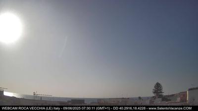 immagine della webcam nei dintorni di Alimini: webcam Roca Vecchia